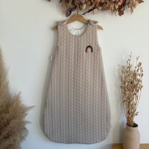 Gigoteuse torsadée Beige Taille 6-18 mois (Rèf D&T)