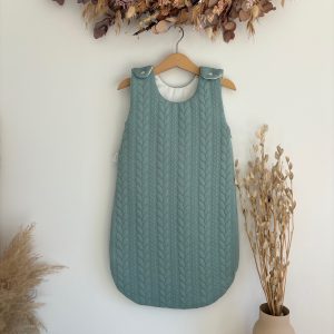 Gigoteuse Torsadée Vert d'eau taille 1 (Rèf E.S)