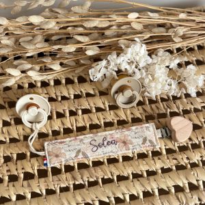 Les Attaches Sucettes en Gaze de Coton à motifs