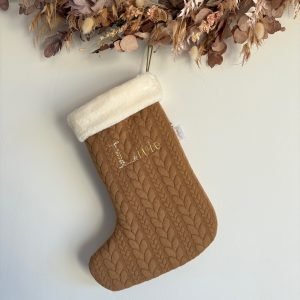 Les Chaussettes de Noël Torsadées