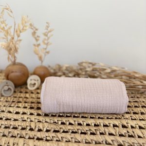 Lange en Triple gaze de coton Sable