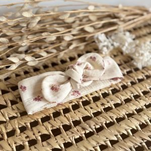 Bandeau en Double Gaze de Coton Flor (Rèf A&S)