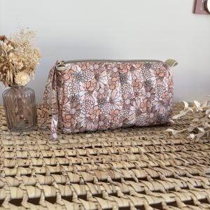 Trousse de Toilette en Gaze de Coton Nara (Rèf E.S)